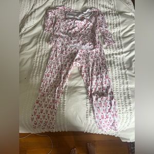 Roller rabbit Easter heart pajamas